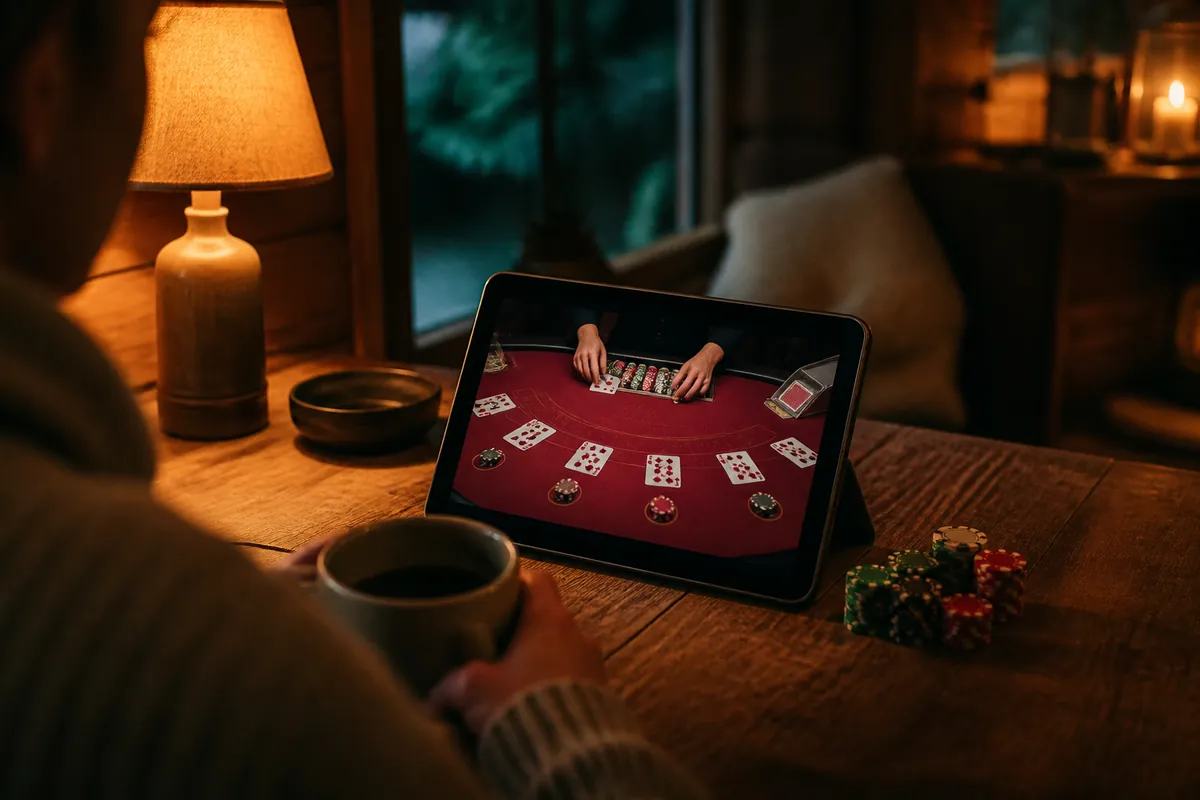 Hajper – live casino och villkor – illustration