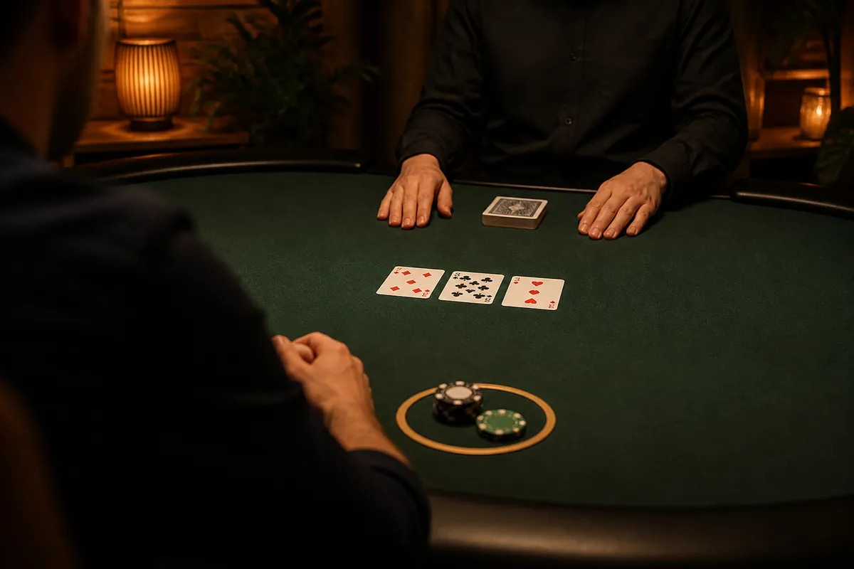 Live poker – Casino Hold'em och Three Card Poker – illustration